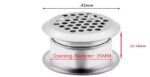 Havalandırma rezbalı xrom 32mm (1x100) - Image 4