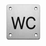 Qapı işarəsi kvadrat Qadın • Kişi • WC - Image 8