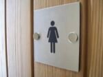 Qapı işarəsi kvadrat Qadın • Kişi • WC - Image 4
