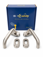 Saray S02W SS Xəstəxana Rozet Qapı Qolu - Image 2