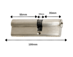 Barel (Silindir) Saray 100mm Saten (SN) – 35+10+55 (100/35) - Image 3