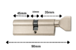 Barel (Silindir) Saray WC 90mm Saten– (45+10+35T) (90/35) - Image 4