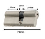 Barel (Silindir) Saray 70mm Saten – (25+10+35) (70/25) - Image 4