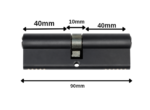 Barel (Silindir) Meysam 90mm – Qara (Black) – 40+10+40 (90/0) - Image 3