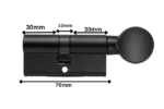 Barel (Silindir) Yuma WC 70mm - Qara (Black) – 30+10+30 (70/0) Kod: 1951 - Image 3