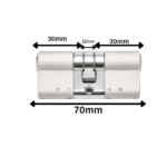 Barel (Silindir) – Kerry 70mm 70SSC-5K – Saten (SN) – 30+10+30 (70/0) Kod: 2350 - Image 2