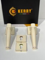 Kerry D2-555 Rozet Qapı Qolu – Krem Qızılı - Image 5