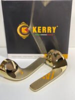 Kerry 300-G27 Rozet Qapı Qolu - Parlaq qızılı - Image 5