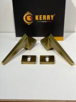 Kerry 328-387 Rozet Qapı Qolu - Antik qızılı - Image 3